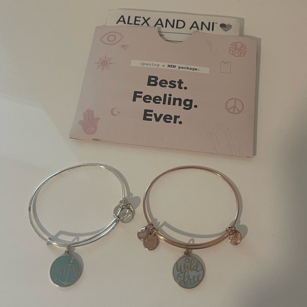 Set of 2 Alex & Ani bracelets